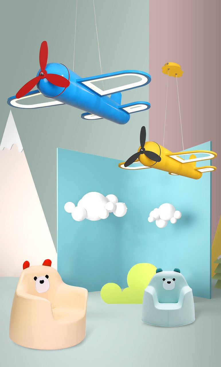 Children's Room Lighting Led Airplane Nordic Modern Kids Room Lights