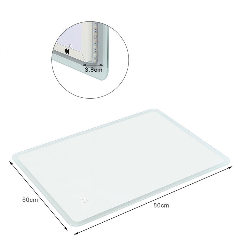 Smart Mirror LED Badezimmerspiegel Copper-free Mercury Bathroom Mirror LCD Lights Aluminum Frame Mirrors