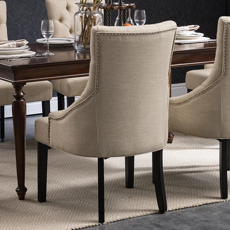 Modern Tufted Velvet Dining Chair - Luxury, Customizable