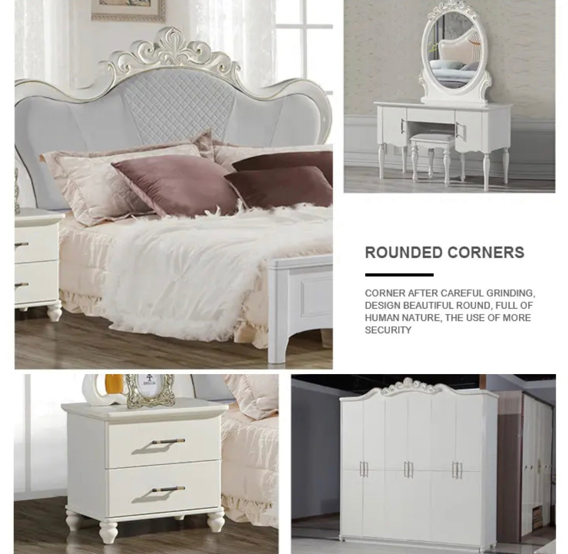 Bedroom Furniture Set Luxury French Baroque Design Bedroom Bed Set