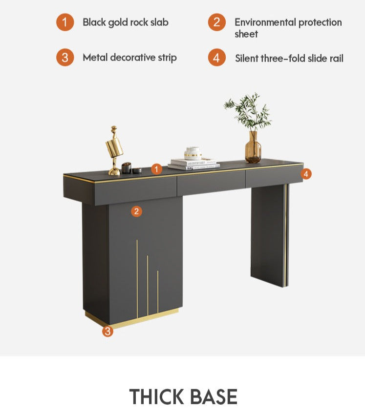 Consoles Wall Table Living Room Furniture Simple Modern Nordic Design Black Gold Porch
