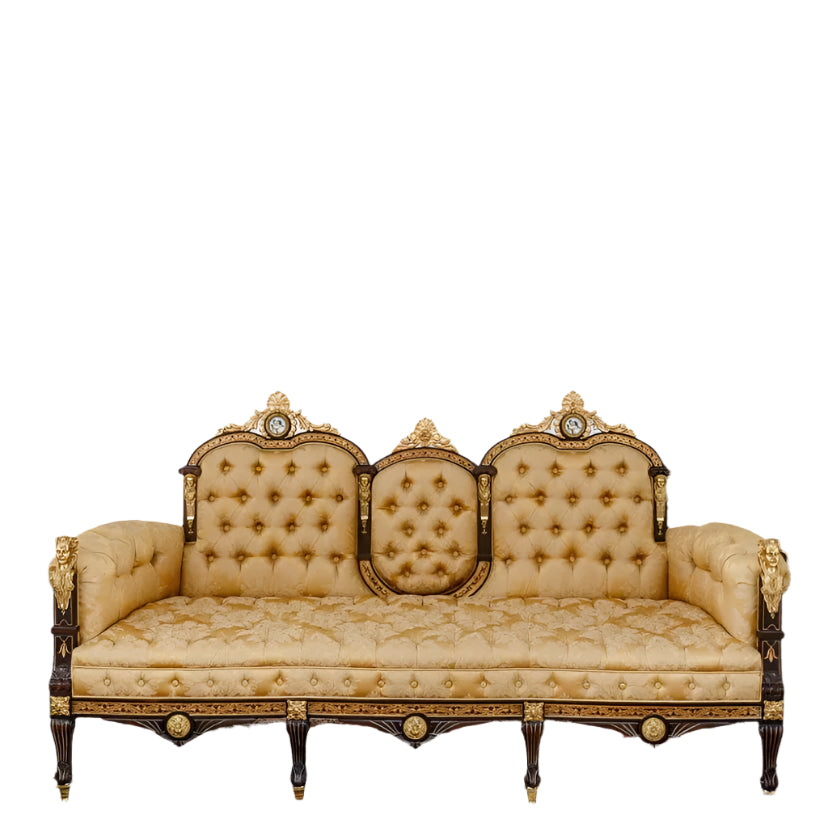 Sofa 1 Seater Noble Single Seat Sofa Unique Baroque Design Luxury Royal Furniture Sofa Set