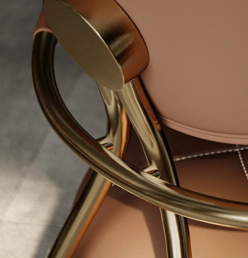 Arm Chair Italian Light Luxury Single Sofa Chair Living Room Designer Creative Leather Leisure Arm Chair