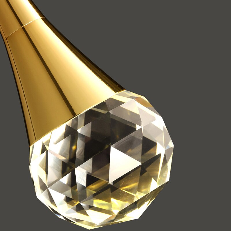 Chandelier Crystal Living Room Ceiling Lamp Apartment Staircase Chandeliers