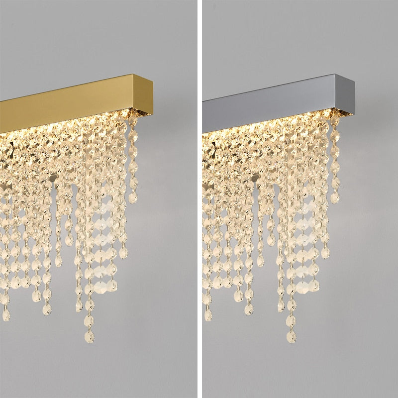 Wall Lamps Modern Crystal Gold Sconce Bedside Wall Lights