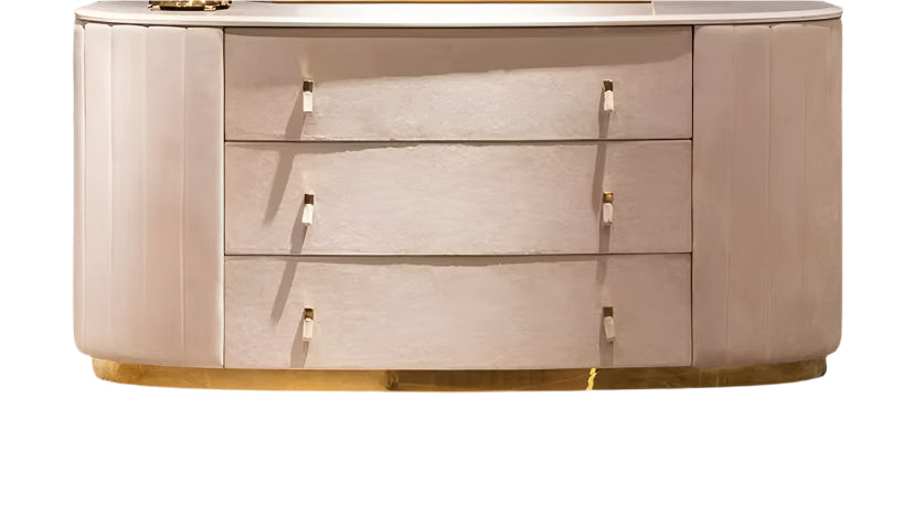 Modern Dresser Italian Bedroom Furniture 3 - 9  Drawer Solid Wooden Marble Luxury Design Cabinet