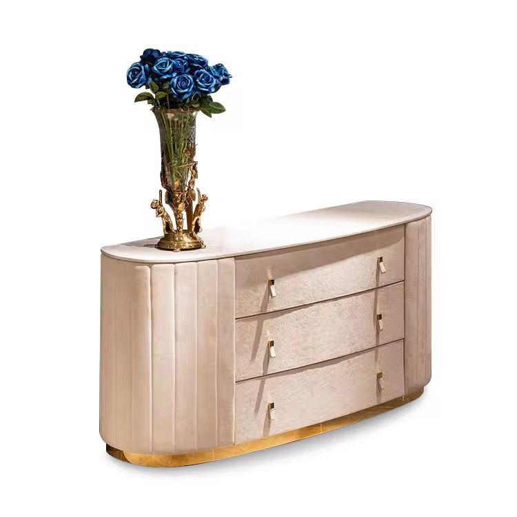 Modern Dresser Italian Bedroom Furniture 3 - 9  Drawer Solid Wooden Marble Luxury Design Cabinet