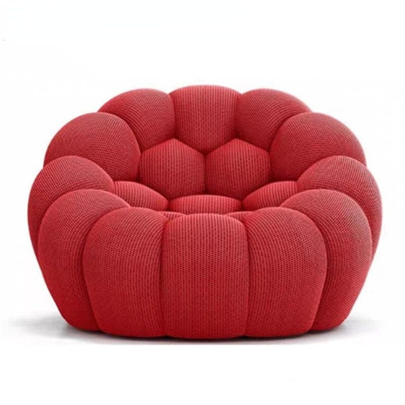 Sofa Italian Light Bubble Velvet Cloud Rochburg Honeycomb Three Arc Sofas