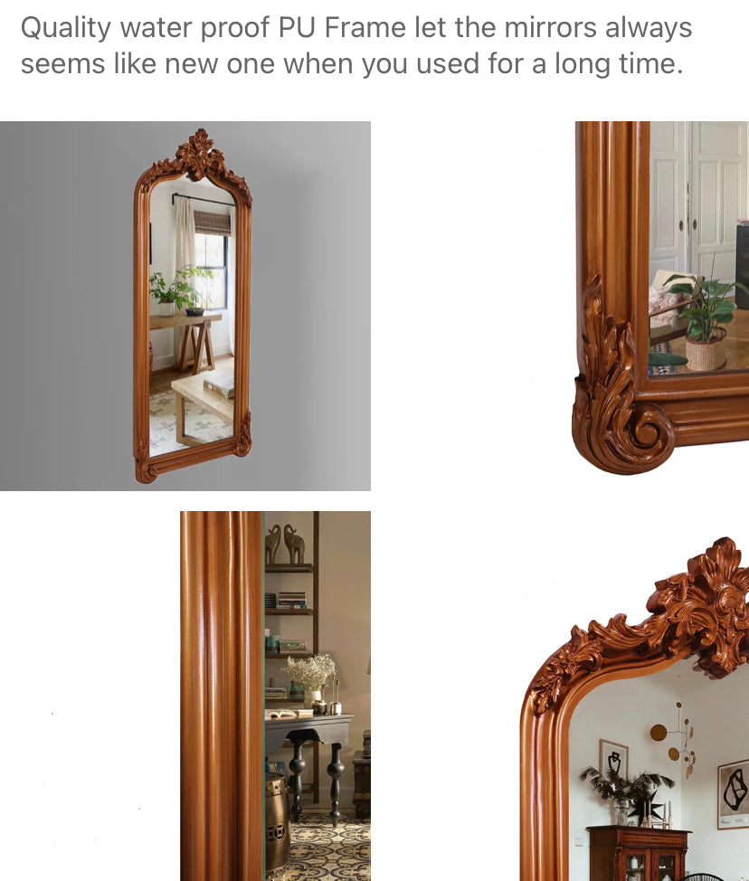 Antique Carved Big Arch Mirror Hallway Home Decor Wall Mirror, Living Room, Bedroom Spiegel