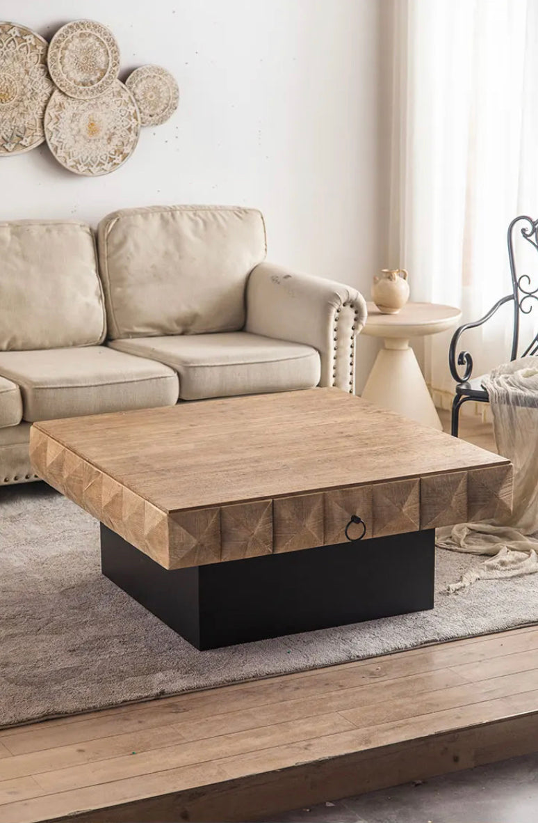 Living Room Furniture Modern Design Accent Table Solid Wood Tea Coffee Tables