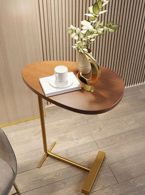 Drop-Shaped Coffee,Tea Table Simple C Shape Home Furniture Living Room Accent Side Table