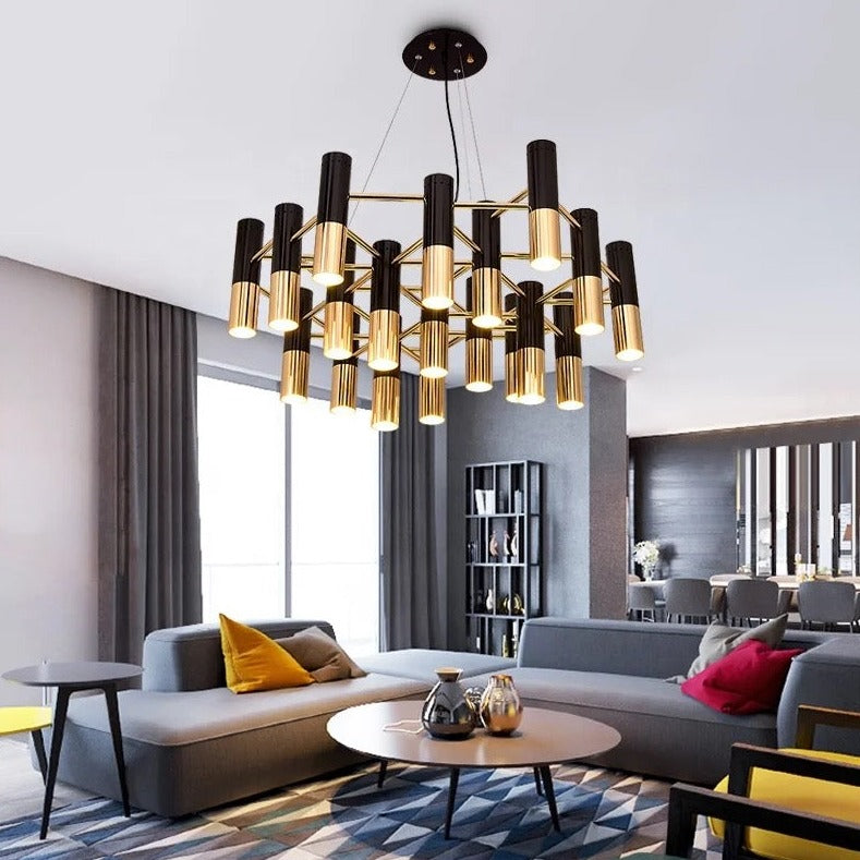 Industrial Loft American Style Dinning Room, Living Room Chandeliers Modern LED Pendant Light