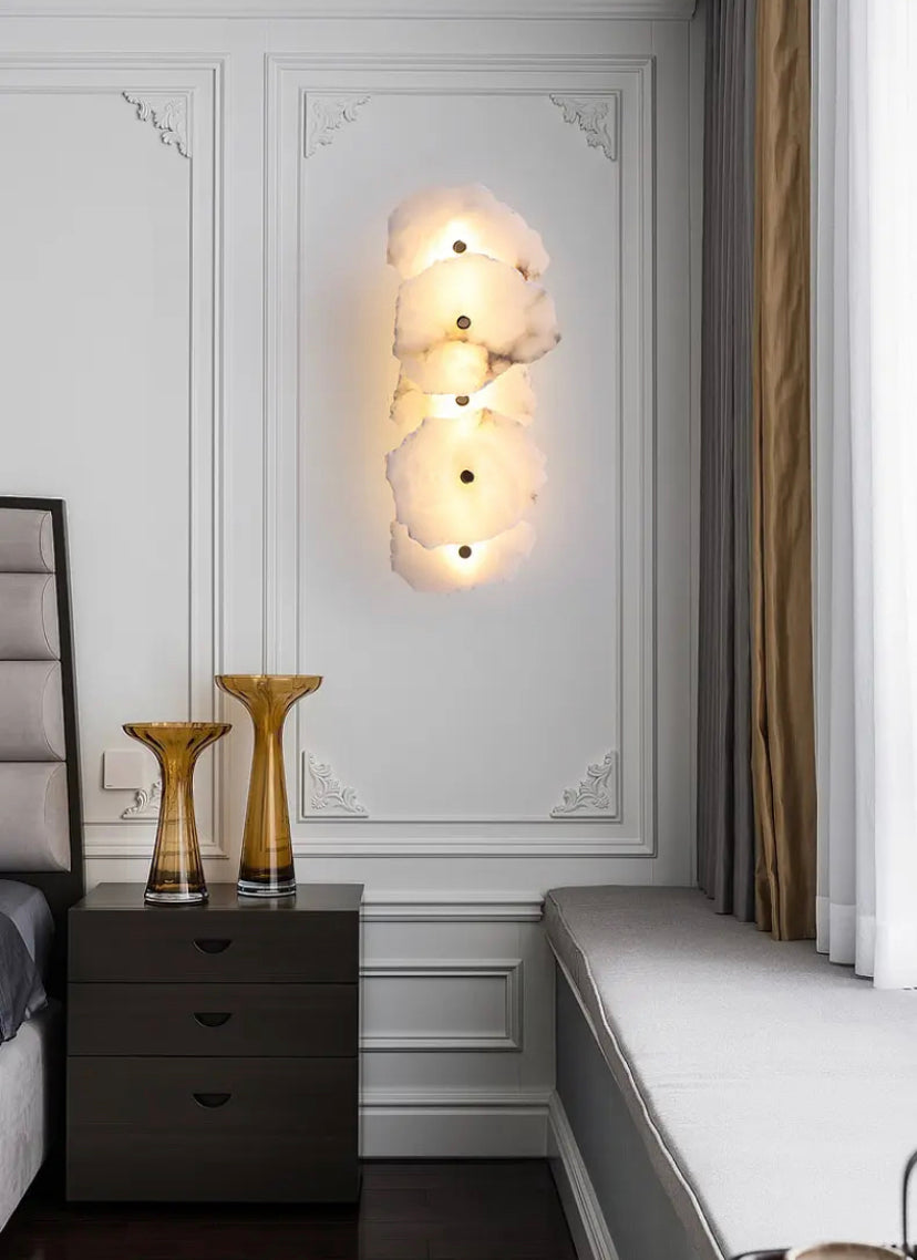 Modern High Grade Creative Sconces Gold Marble Living Room Bedroom Wall Lights