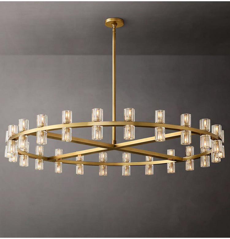 Living Room Chandelier Hanging Home Villa Fancy Dining Room Pendant Crystal Chandelier