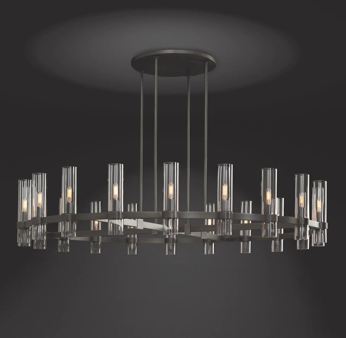 Modern Chandelier American Design Led Glass Ravelle Pendant Home, Living Room, Dining Room Lighting