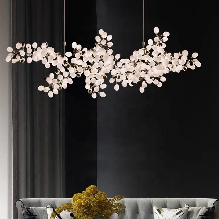 Modern Big Chandelier Home Indoor Home, Villa, Hotel, Banquet Hall, Lobby, Living Room Grape Shape Hanging Decorative Glass Crystal Pendant Light