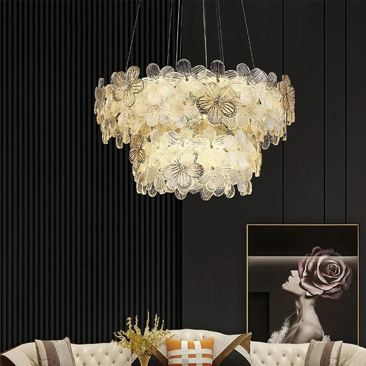 Modern Chandelier Indoor Decorative Lighting Living Room, Dining Table Crystal Pendant Light