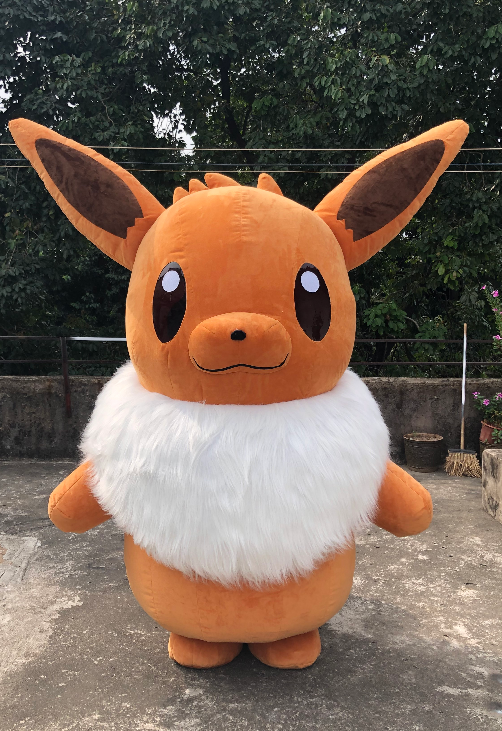 Mascot Costumes Adults High Quality Pikachu Pokemon//Eevee Ibraimi up to 2.60M Mascot Costumes