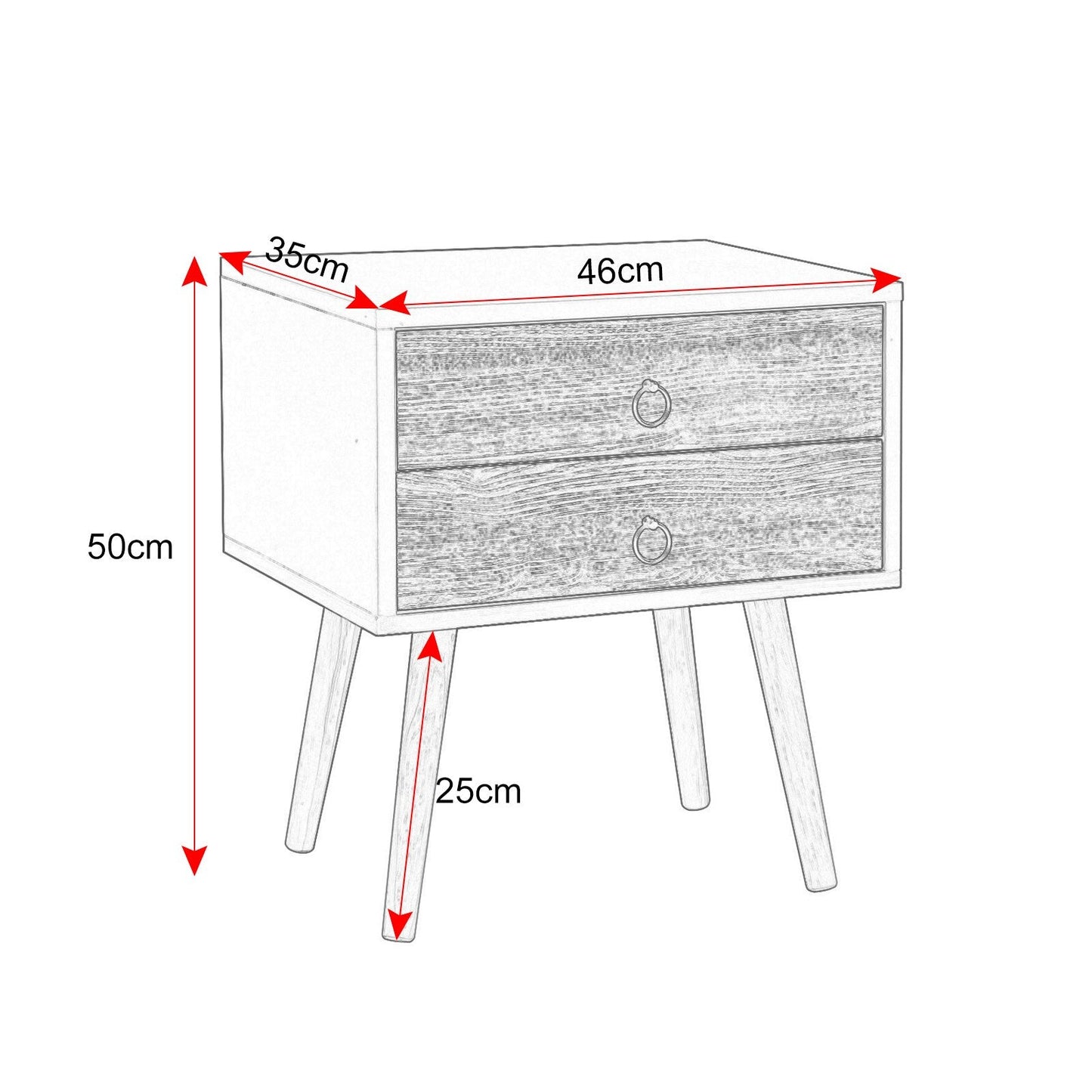 Bedside Cabinet Nightstand Nodern Bedroom Bedside Nachttisch