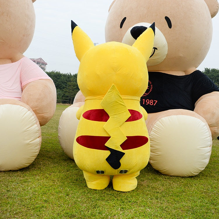 Mascot Costumes Adults High Quality Pikachu Pokemon//Eevee Ibraimi up to 2.60M Mascot Costumes