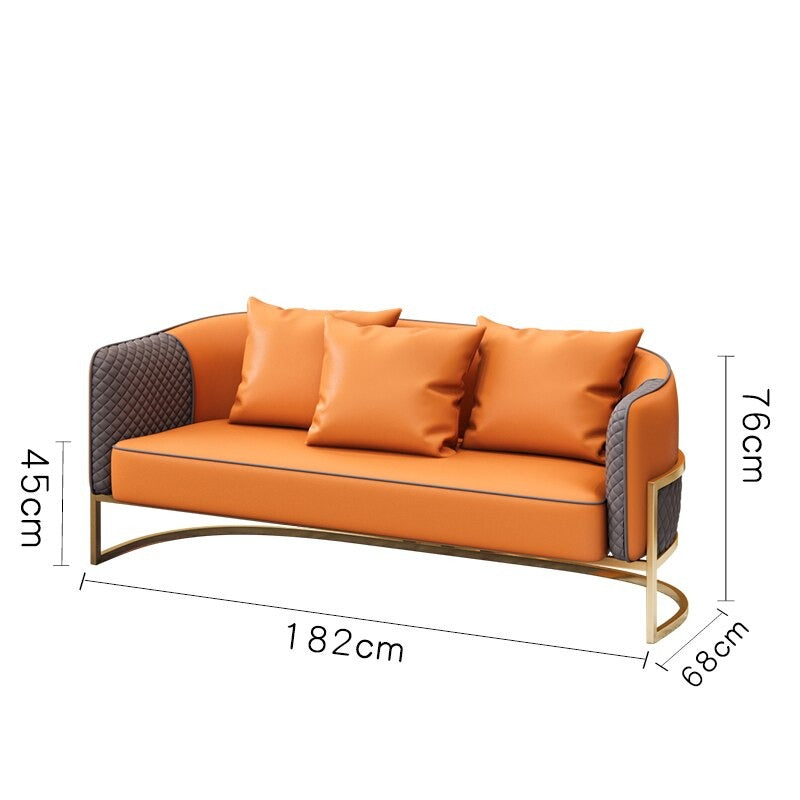 Sofa Sets Nordic Living Room Hotel Lobby Leisure Table Sets 