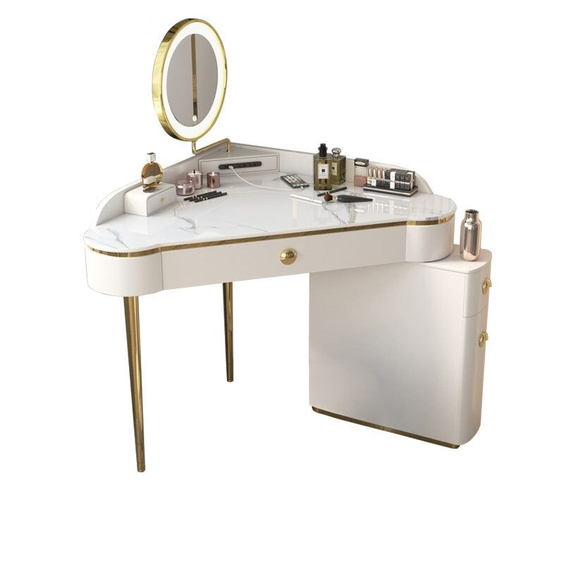 Dressing Table Set Bedroom Furniture 90 Degree Triangle Schminktisch-Set Mini Dresser