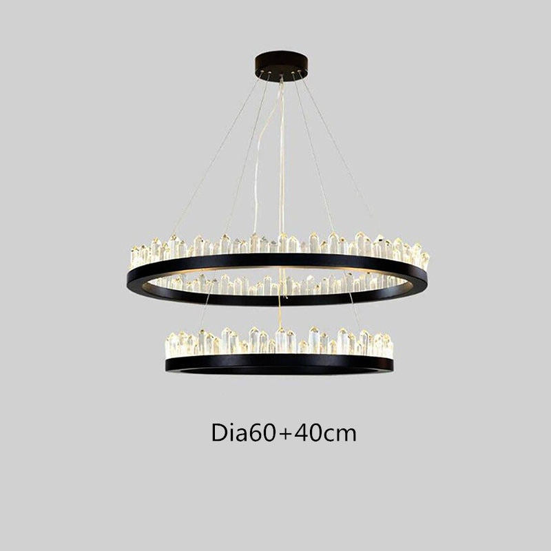 Pendant Light Manggic Modern Crystal Hanging LED Nordic Light Leuchter