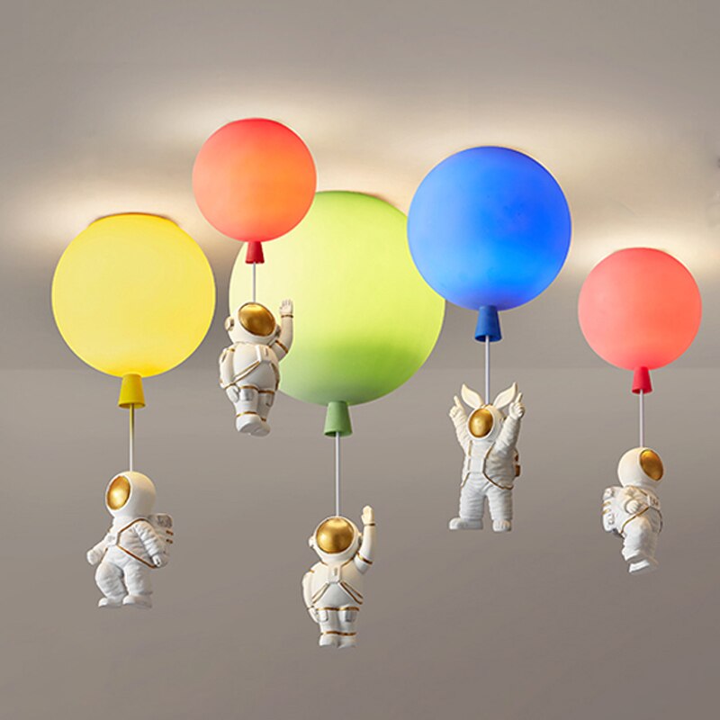 Children's Room Lighting Kids Room Ceiling Lamp Cartoon Space Lights