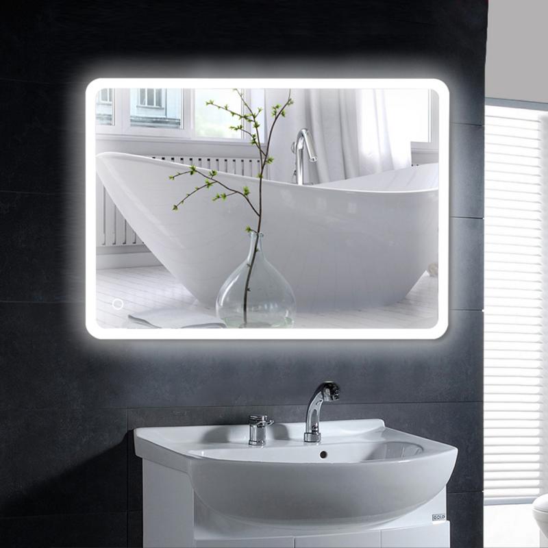 Smart Mirror LED Badezimmerspiegel Copper-free Mercury Bathroom Mirror LCD Lights Aluminum Frame  Mirrors