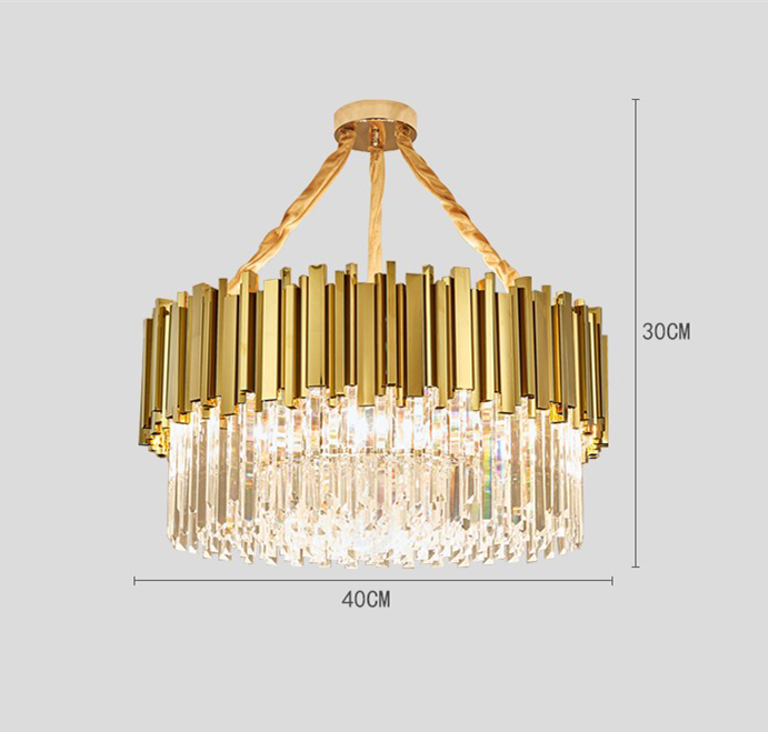 Chandelier Dining Living Room Gold Metal Pendant Hanging Lights Chandeliers 