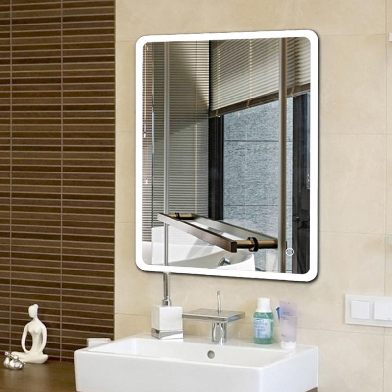 Smart Mirror LED Badezimmerspiegel Copper-free Mercury Bathroom Mirror LCD Lights Aluminum Frame  Mirrors