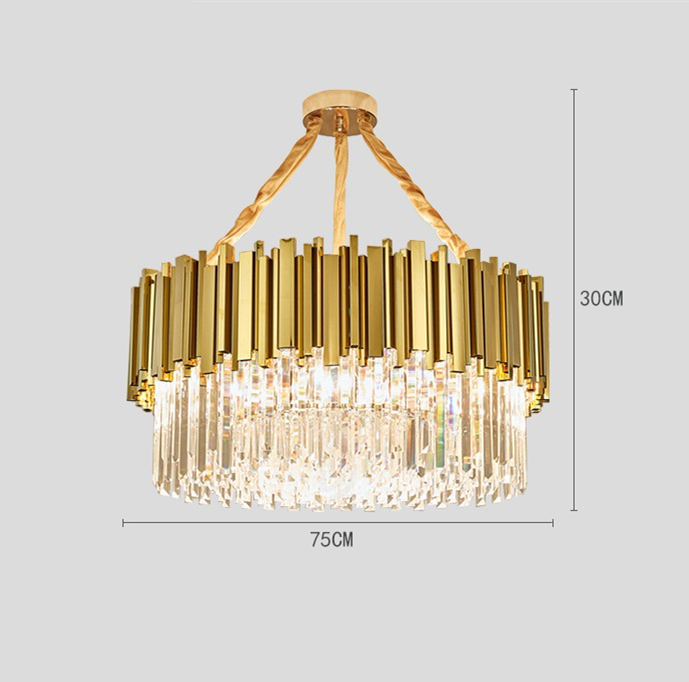 Chandelier Dining Living Room Gold Metal Pendant Hanging Lights Chandeliers 