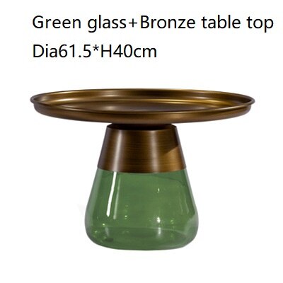 Classic Design Round Glass Couchtisch Side Table Luxury Coffee Glass Tables