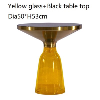 Classic Design Round Glass Couchtisch Side Table Luxury Coffee Glass Tables