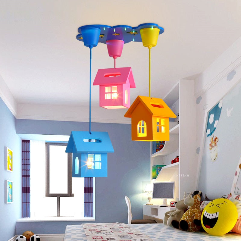 Children's Room Lighting Little House Kids Fixtures Lights