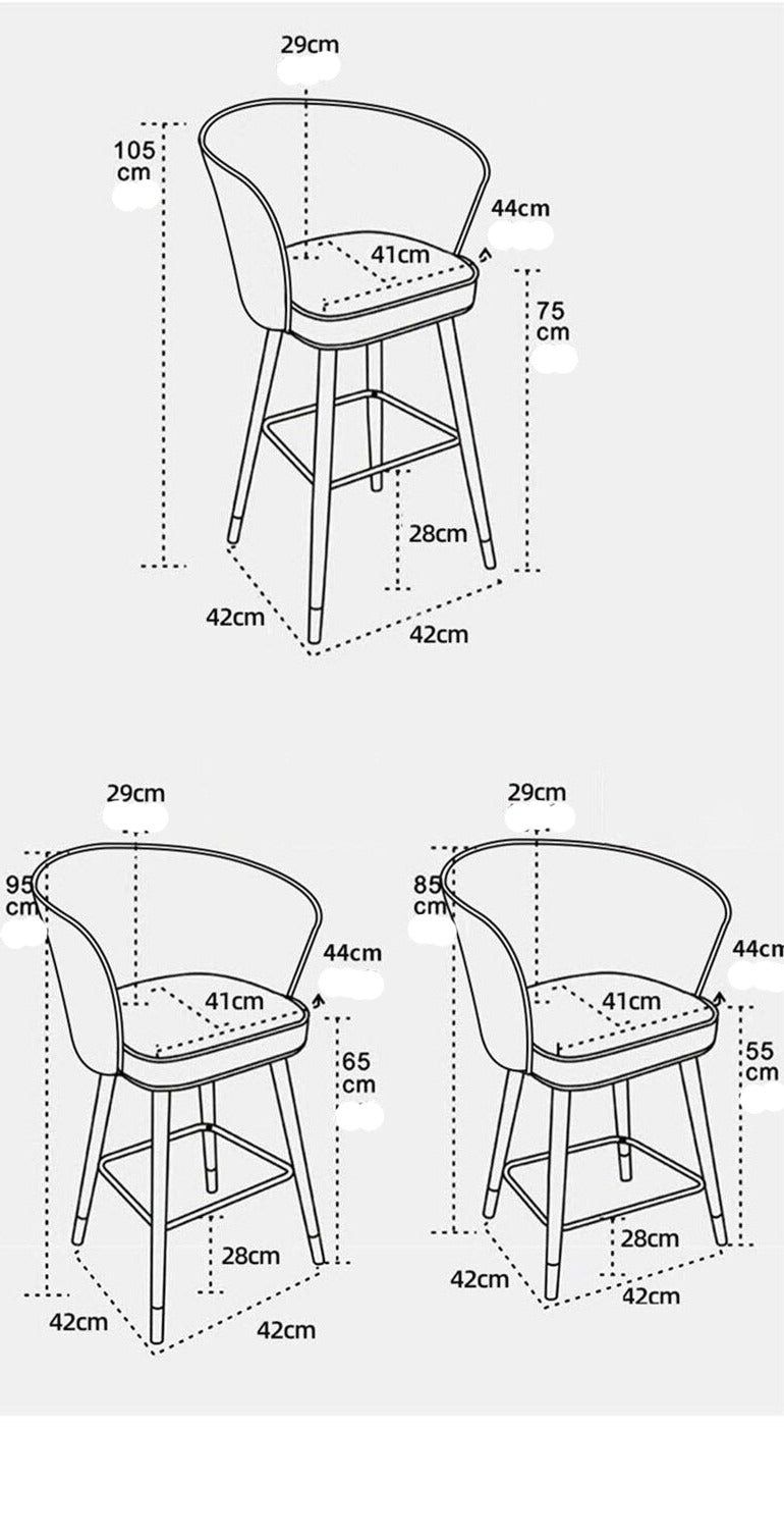 Stool Chair Wrought Iron Barhocker Furniture Hocker Luxury Designer Chairs