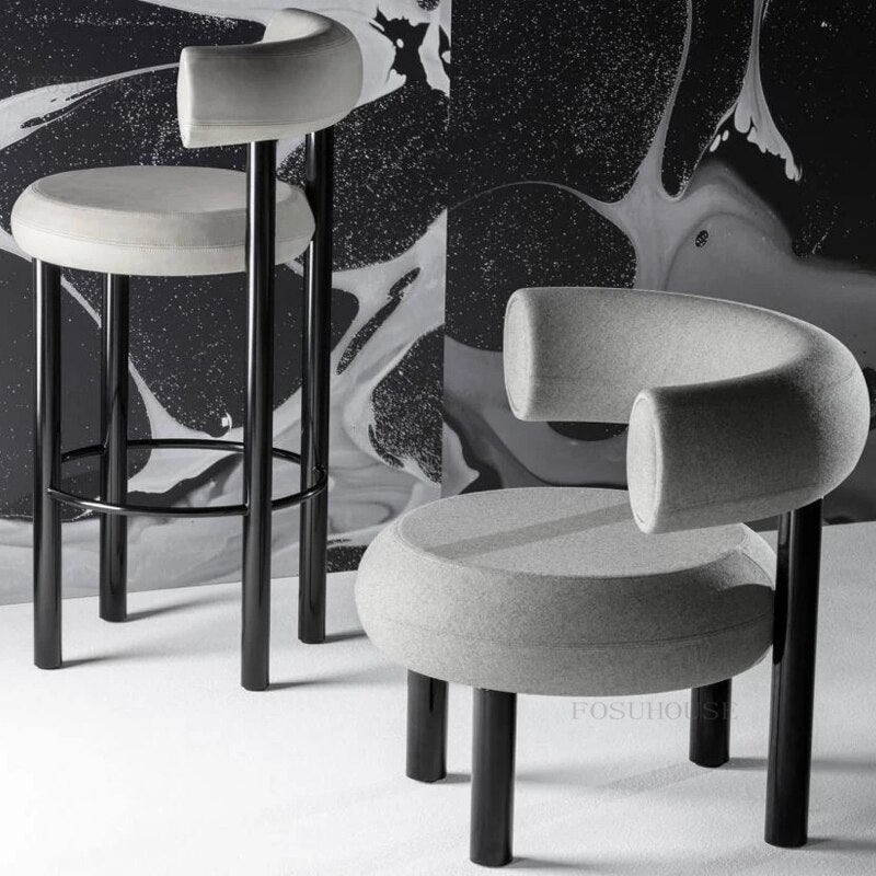 Stool Chair Round Chairs Nordic Creative Living Room Stühle Minimalist Dining Hocker