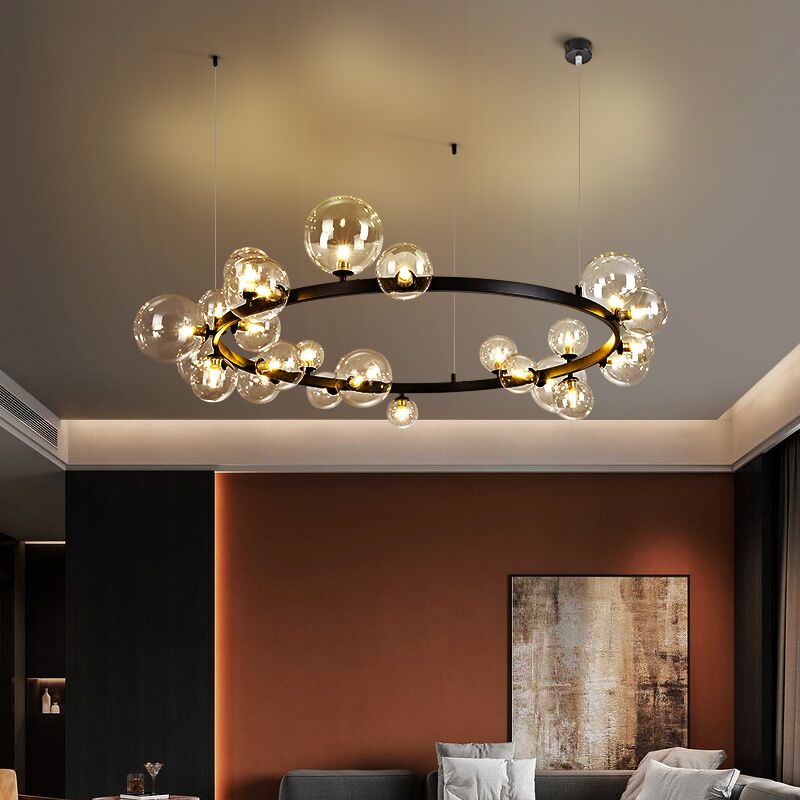 Vintage LED Pendant Lamp Industrial Modern Black Pendant Lighting