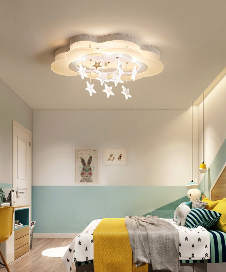 Children's Room Lighting Chandelier Kids Led Star Room Lights