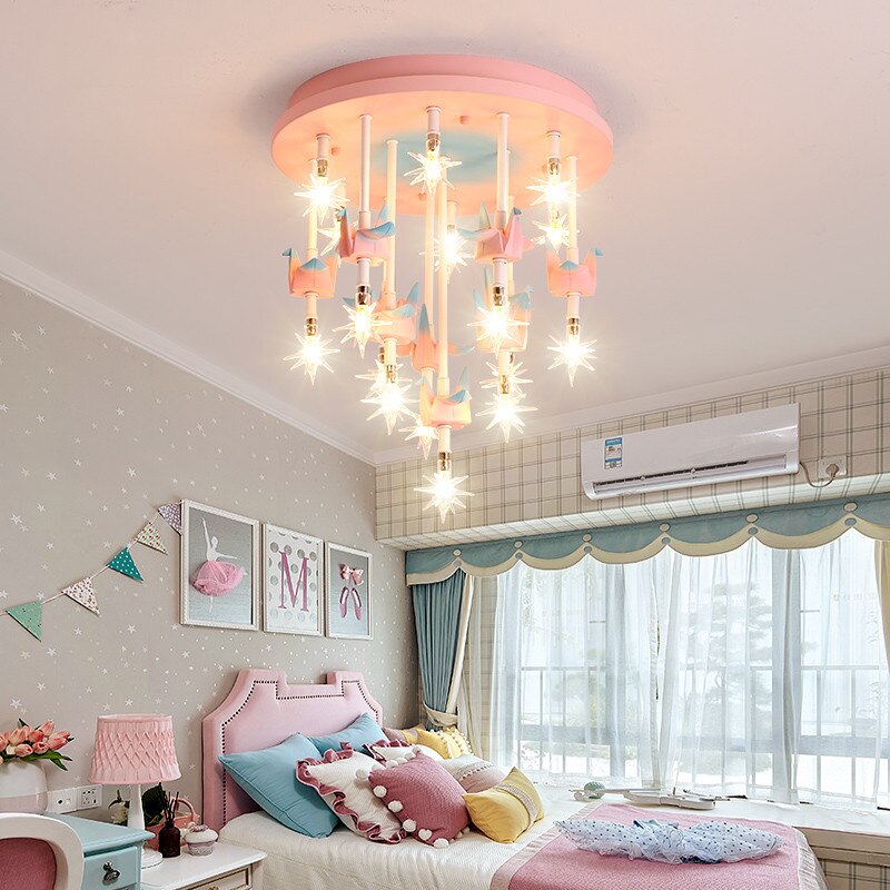 Children's Room Lighting Round Shape Kids Room Lights