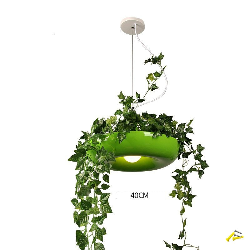 Pendant Light Nordic Plant DIY Led Lights Flower Pot Hanging Pendant Lights