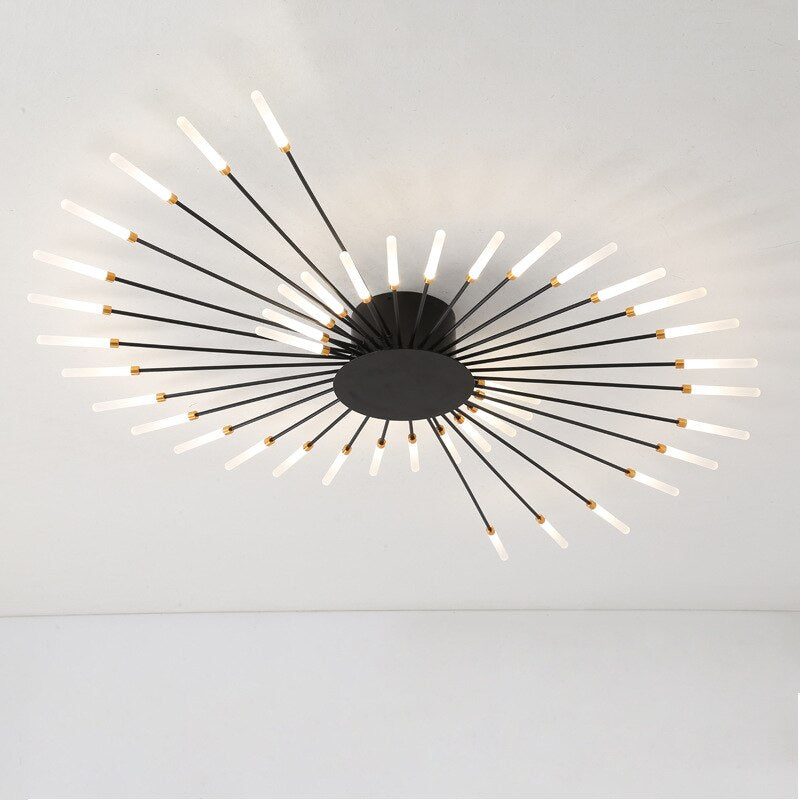 Ceiling Light Nordic Led Gold Fireworks Modern Lighting Fixture Ceiling Lights