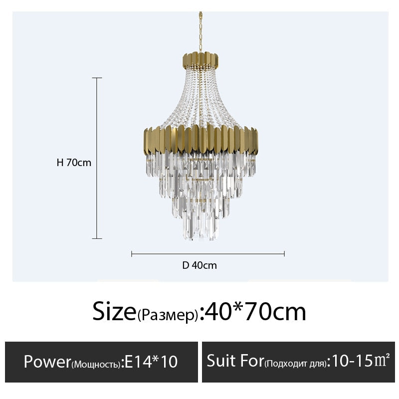 Chandelier Modern Crystal Living Room Chandeliers