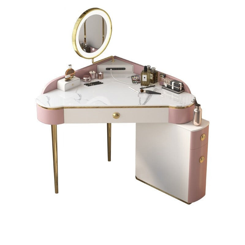 Dressing Table Set Bedroom Furniture 90 Degree Triangle Schminktisch-Set Mini Dresser