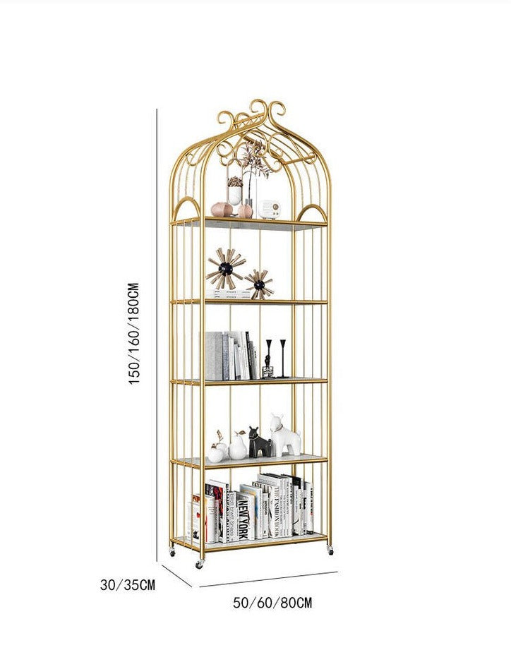 Storage Cabinets Living Room Nordic Racks Iron Art Bird Cage Storage Organizer Schränke