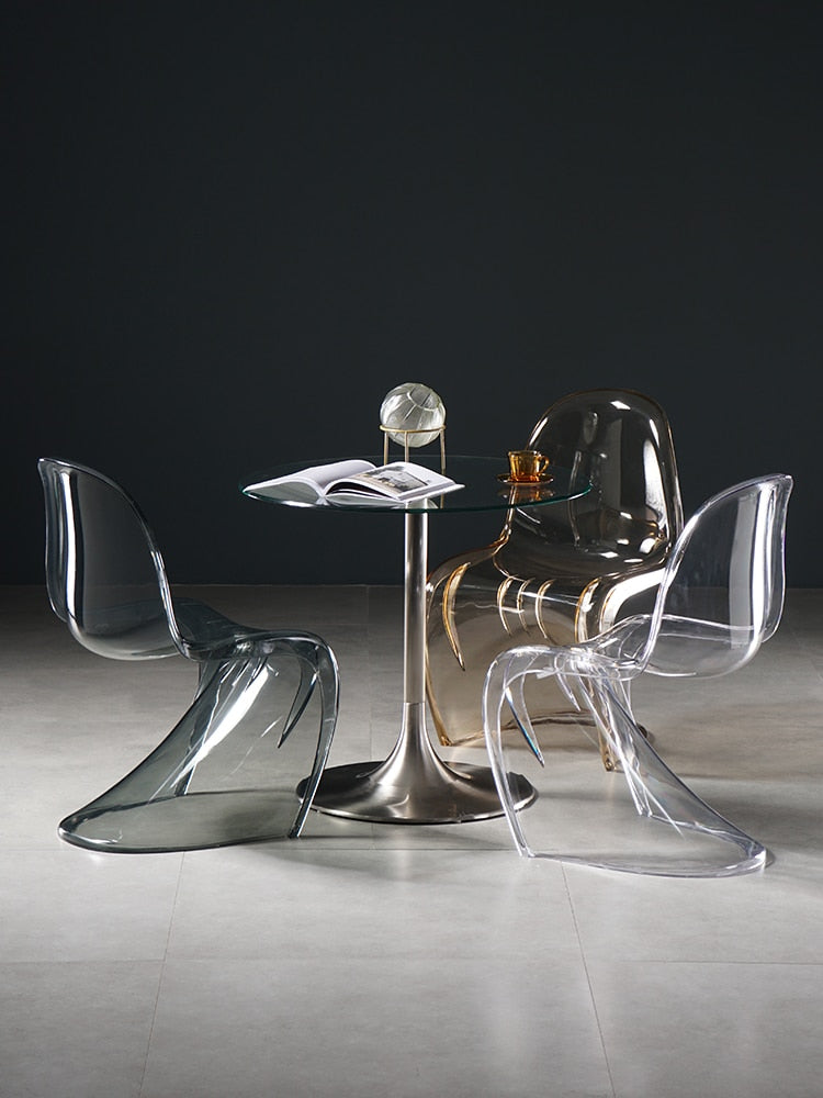 Panton Chair Creative Acrylic Dining Ghost Chair Diningroom Furniture Panton Chairs