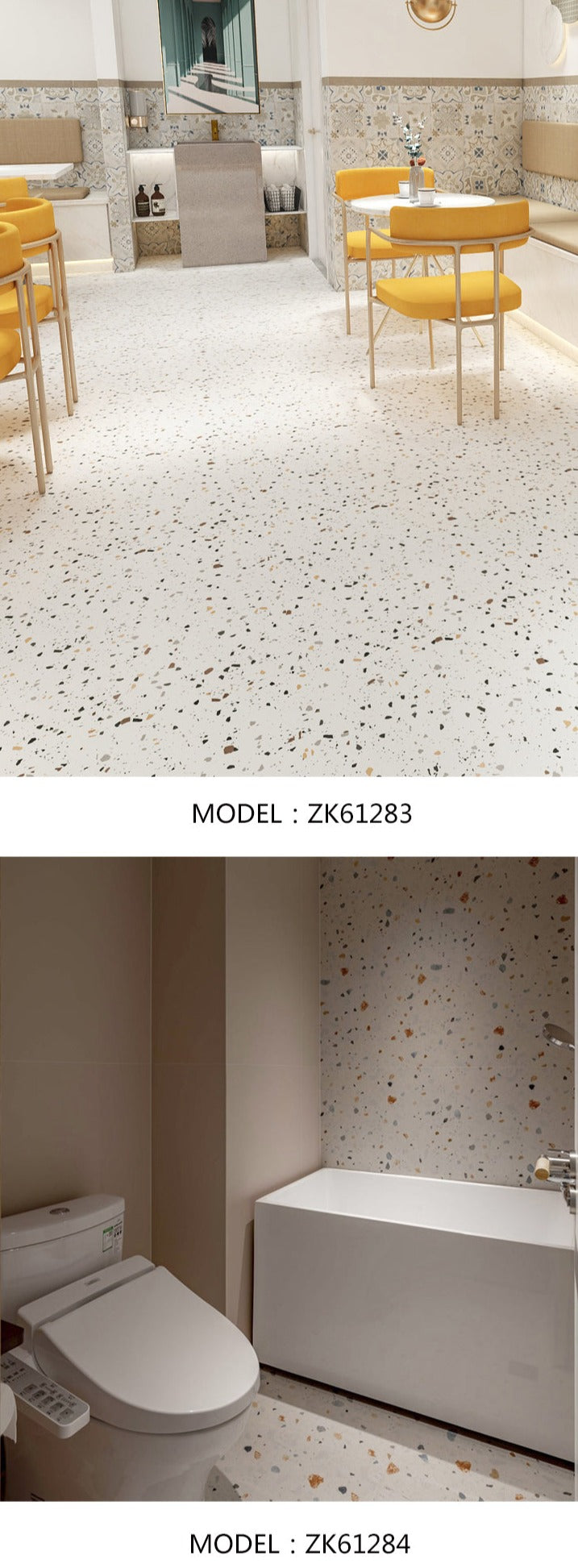 Floor Tile Color Large Particle Terrazzo Best Floor Tile Antique Tile