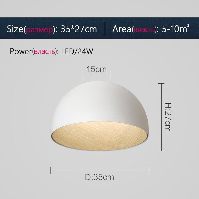 Bedroom Lamp Ceiling Creative Inclined Light Minimalist Wood Grain Study Lamps