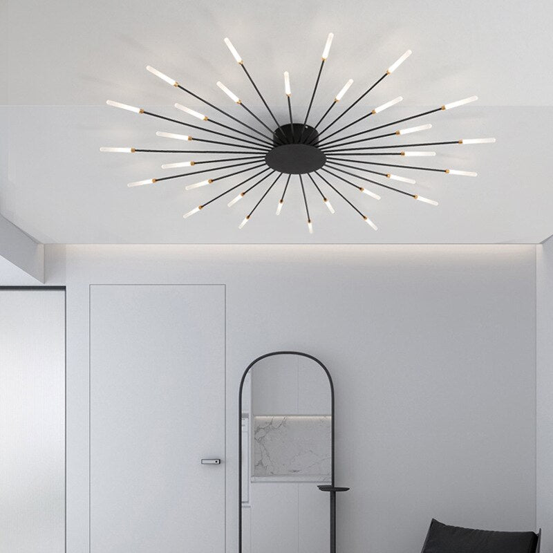 Ceiling Light Nordic Led Gold Fireworks Modern Lighting Fixture Ceiling Lights