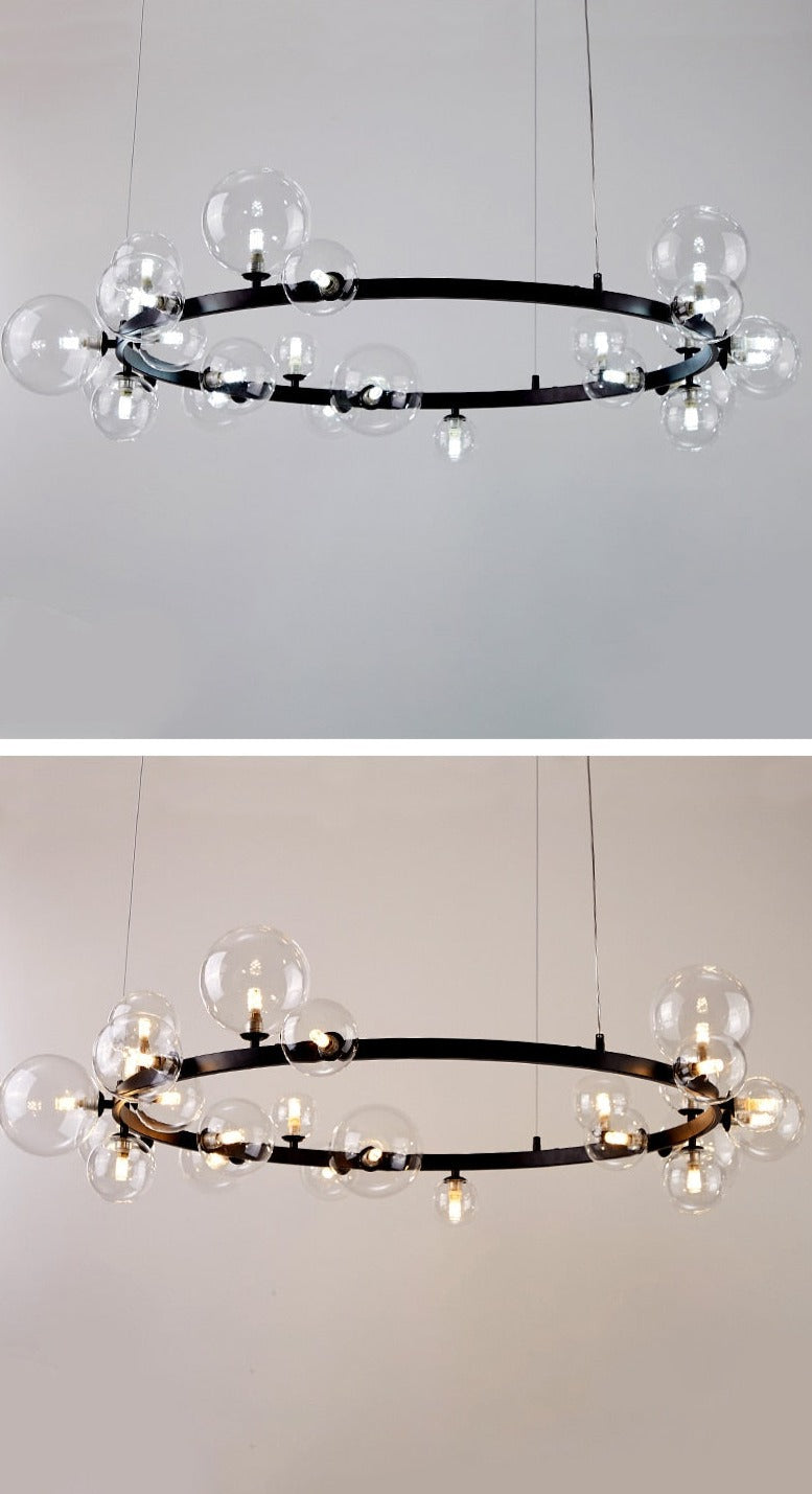 Vintage LED Pendant Lamp Industrial Modern Black Pendant Lighting